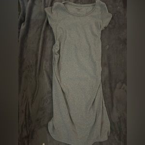 Ladies grey medium maternity tshirt dress